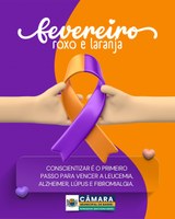 💜🧡 Fevereiro Roxo e Laranja 💜🧡