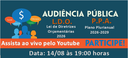 Audiência Pública - 14/08 às 19horas