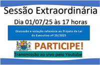 Sessão Extraordinária - 01/07