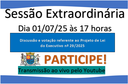 Sessão Extraordinária - 01/07