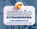 Sessão Extraordinária - 21/01 às 17h - Participe