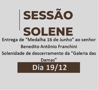 Sessão Solene - 19/12 